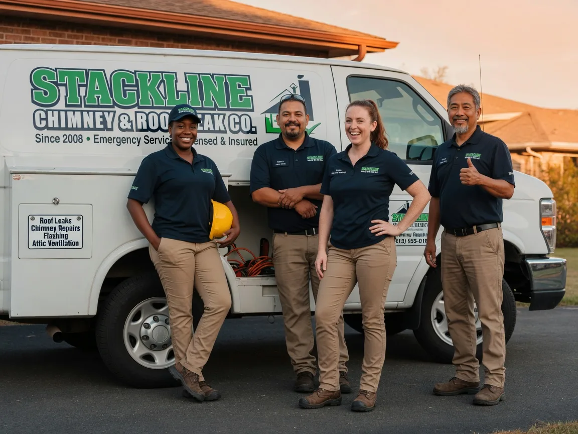 Chimney flashing repair company in Lansford, PA